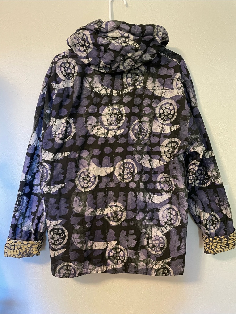 Reversible Handmade Wild Print Bohemian Streetwear Festival Jacket Size L/XL - Picture 5 of 9